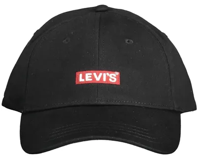 Produktbild von Stylische schwarze Herrenkappe mit Stickerei und kleinem Logo