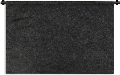 Produktbild von MuchoWow® Wandteppich Wandbehang Schwarz - Granit - Design - Stein 90x60 cm Tapisserie Dekoration Wandtuch - Wandskulpturen - Bildteppich