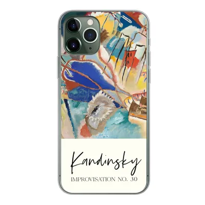 Produktbild von MuchoWow® Handyhülle Schutzhülle Hülle für iPhone 11 Pro Improvisation Nr. 30 - Wassily Kandinsky - Kunst Silikon Softcase Handy Hülle - Handy