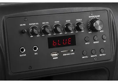 Zdjęcie produktu dla Azusa Aktywny stulpel 12" 40W (2 mikrofony, SD, Bluetooth, USB)