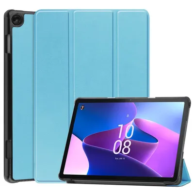 Productafbeelding van Beschermhoes voor de Lenovo Tab M10 (3e generatie), tas, 360-graden hoes, kleur: hemelsblauw