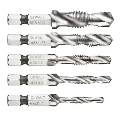 Immagine prodotto di Dewalt DT50060-QZ - Kit di punte filettate metriche X: 5 pezzi (M4, M5, M6, M8 e M10)