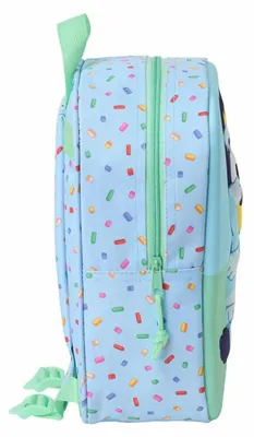 Immagine prodotto di Zaino Safta Bluey 3D Mini, capacità 6 litri, dimensioni 32x43x14 cm, colore blu, per bambini, taglia unica