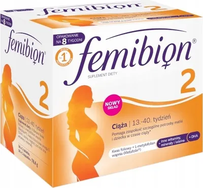 Produktbild von Femibion Natal 2 Pregnancy 56 tabliet + 56 kapsúl Na 8 týždňov kyselina listová