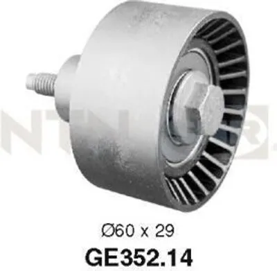 Produktbild von SNR GE352.14 Umlenkrolle Zahnriemen für FORD FOCUS (DAW, DBW) FOCUS Kombi (DNW) TRANSIT CONNECT (P65, P70, P80) MAVERICK Tourneo Connect Mk1