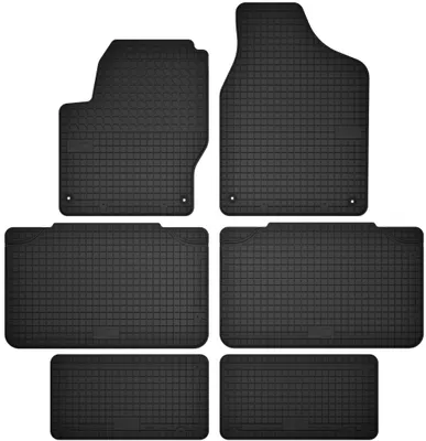 Immagine prodotto di Tappetini in gomma a 3 file, per 7 persone, per: Volkswagen Sharan I Minivan (dal 1995 al 2010)