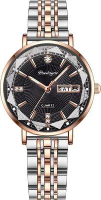 Produktbild von Elegante Damenuhr POEDAGAR CR-35037 in Schwarz KP35037