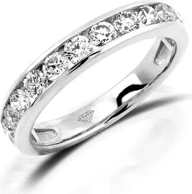 Produktbild von 750er Weißgold Memory Ring 12 x Diamanten zus. ca. 0,55 ct. Gr. 50