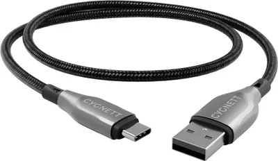 Immagine prodotto di Cygnett CY4683PCUSA cavo USB USB 2.0 2 m USB A USB C Nero, Argento