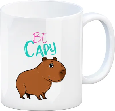 Produktbild von Be Capy Kaffeebecher mit niedlichen Capybara Motiv