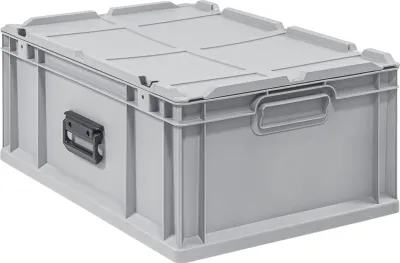 Produktbild von Eurobox NextGen Portable  Germany | HxBxT 23,5x40x60cm | 44 Liter | Grau | Eurobehälter, Transportbox, Transportbehälter, Stapelbehälter