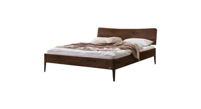 Produktbild von HASENA Lounge Designbett Spezia 20 Nussbaum geölt 140x200