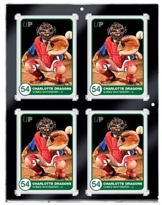 Produktbild von Ultra Pro - 130PT 4-Card Black Border UV ONE-TOUCH Magnetic Holder