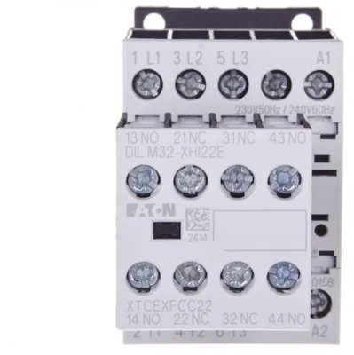 Obrázek produktu pro Výkonový stykač Eaton, 380 V 400 V 7,5 kW, 2 S, 2 Ö, 230 V 50 Hz, 240 V 60 Hz, střídavé ovládání, šroubové svorky 106363