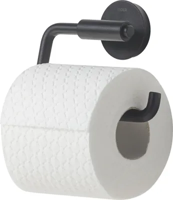 Produktbild von Tiger Urban Toilettenpapierhalter schwenkbar, Farbe Schwarz, mit austauschbaren