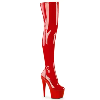 Produktbild von ADORE-3000 Damen Boots von Pleaser, Rot , EU 43, US 13