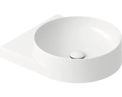 Zdjęcie produktu dla Umywalka RAVAK Yard ceramika sanitarna biała 40,5 x 50 x 12,5 cm XJX01240002