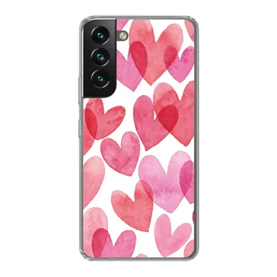 Produktbild von MuchoWow® Handyhülle Schutzhülle Hülle für Samsung Galaxy S22 Plus Ein Aquarell mit Herz-Illustration Silikon Softcase Handy Hülle - Schutzabdeckung