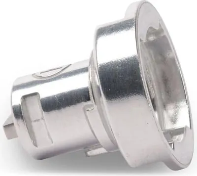 Produktbild von Kenwood Easy-Fit Adapter KAT001ME, für Küchenmaschinen (Für Twist-Zubehörteile auf einen Bar-Anschluss) 6 x 6, Silber