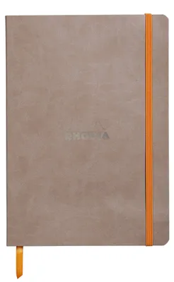Image de Rhodia 117404C bloc-notes A5 80 feuilles Taupe