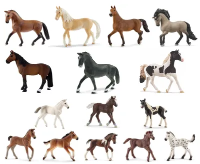 Produktbild von Schleich - Tierfiguren - Pferde-Set mit 15 Pferden