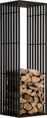 Produktbild von Kaminholzständer HLO-CP25 40x50x150  schwarz-matt