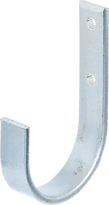 Zdjęcie produktu dla Alberts 856229 Hak ścienny, zakrzywiony, ocynkowany na niebiesko, 110 x 60 mm, zestaw 10 szt