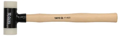 Produktbild von Yato YT-4625, Rückstoßfreier Hammer, Polyurethan (PU), Holz, Schwarz, Holz, 35 cm, 430 g
