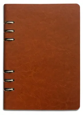 Produktbild von Ringbuch Notizbuch A5 Leder Khaki nachfüllbar 100 Seiten wasserdicht D-Ringbinder