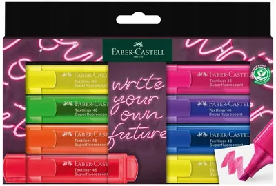 Produktbild von Faber-Castell Textmarker Set Bunt 8 Stück im Etui