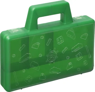 Immagine prodotto di LEGO 40870003 LEGO SORTING CASE TO GO, verde-trasparente