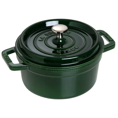 Produktbild von Staub Cocotte, 18 Cm Basilikum-Grün Rund Gusseisen Basilikum-Grün