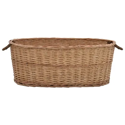 Immagine prodotto di Cesta per Legna con Maniglie 88x57x34cm Salice Naturale