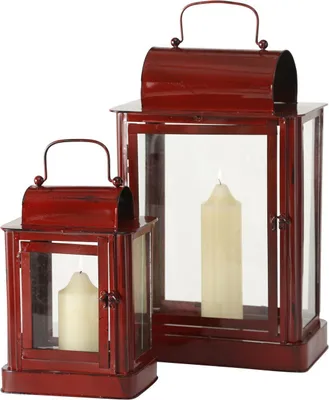 Produktbild von Metall Laternenset "Melanie", 2er Set, Höhe 33cmund 52cm, von Boltze