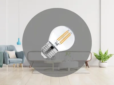 Zdjęcie produktu dla Żarówka LED / żarówka filamentowa, 4W - 4000K