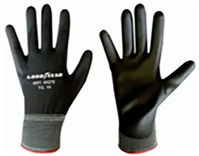 Imagen del producto de Guantes de poliéster y poliuretano Goodyear, talla 8, color , para trabajo