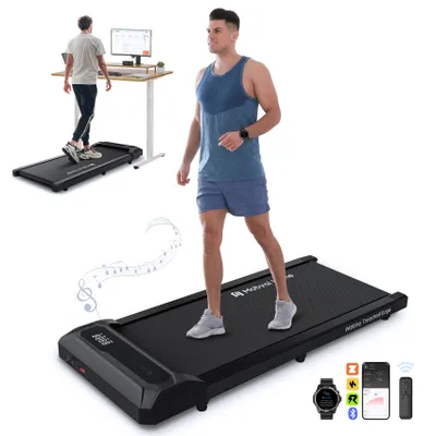 Immagine prodotto di Mobvoi Walking Pad Smart AI under-desk treadmill, tapis roulant portatile 2 in 1 per casa e ufficio, per camminare e fare jogging, TicSports Zwift Kinomap, 6km/h 120kg