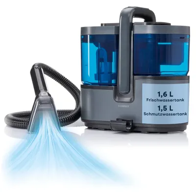 Produktbild von CLEANmaxx 4-in-1-Polster- und Dampfreiniger - Polsterpflege, Teppichpflege, Textilpflege, Reinigungszubehör für die Pflege passender Textiloberflächen