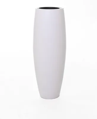 Immagine prodotto di Vaso da terra MAGNUM in fibra di vetro, bianco, 30x80 cm