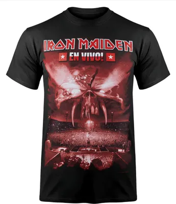 Produktbild von T-Shirt Iron Maiden »En Vivo Red«.
