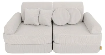 Obrázek produktu pro Dětská modulární pohovka Pocket 120 cm, samet, 10 dílů, SLIMCORD, pěnová výplň, certifikát OEKO-TEX, na hraní