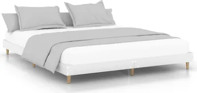 Obrázek produktu pro vidaXL Postel White 140x200 cm Dřevěný materiál