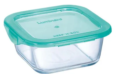 Produktbild von Keep´n Box quadratisch 38cl mit Deckel - 6 Stück