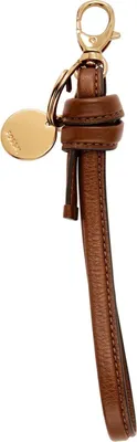 Immagine prodotto di FOSSIL Pelle portachiavi Keyfob Key Ring Brown marrone