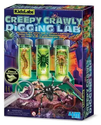 Image de 4M Jouets éducatifs Creepy Crawly Kit de découverte du laboratoire de fouilles