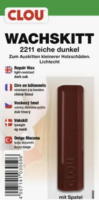 Produktbild von Clou Wachskitt Nr. 2211 eiche dunkel