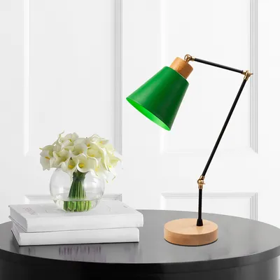 Immagine prodotto di Opviq, Manavgat - N-594, lampada da tavolo, verde, metallo, 14 x 14 x 52 cm