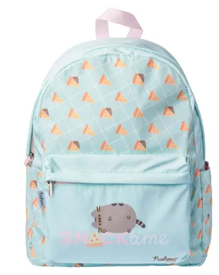 Produktbild von Pusheen, Schulrucksack 42cm Foodie Kollektion mit vielen Taschen Kopfhörerausgang, Hellblau