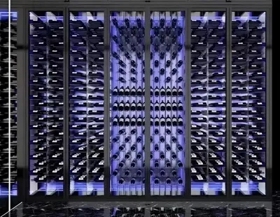 Zdjęcie produktu dla Weinschrank Weinmöbel Glasschrank Weinkühlschrank Weinpräsentationsregal
