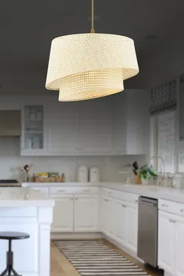Produktbild von Opviq, Barette Hazeran - Cream, Kronleuchter, Creme, METALLKÖRPER, 32 x 32 x 65 cm